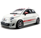 Bburago 1.24 500 Abarth 2008, White Bburago 1.24 500 Abarth 2008, White